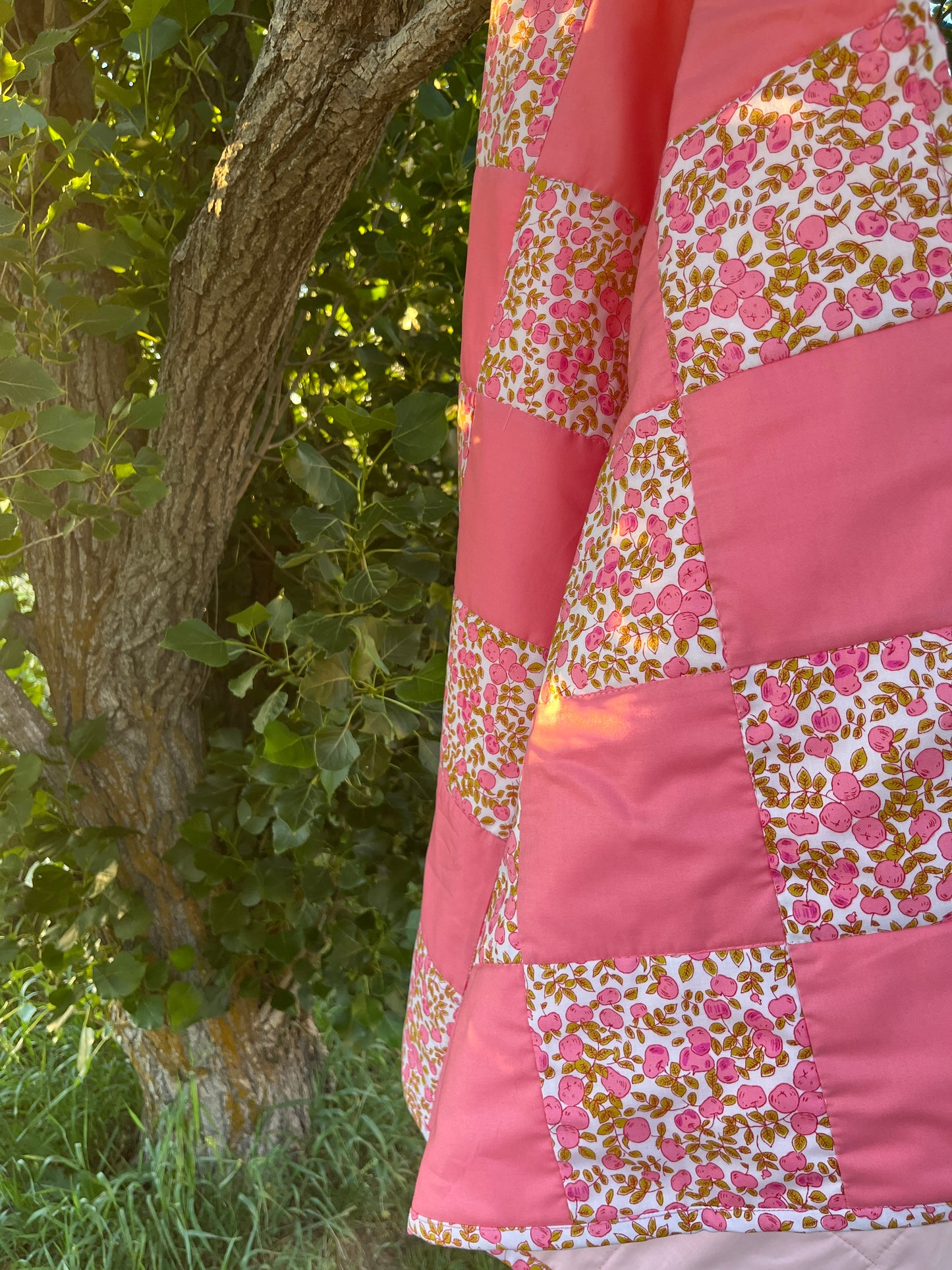 Pink Large Checkered Baby