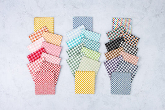 Check Please! 1/4" Check Red - The QuilTea Corner
