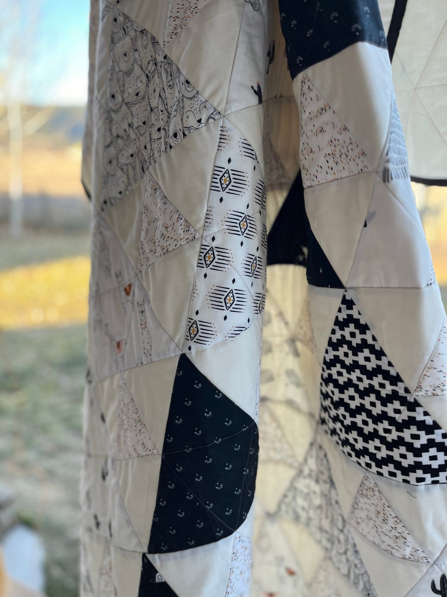 ๐งต๐ต Pacha Throw Quilt โ A Cozy, Playful Sanctuary for the Modern Home - The QuilTea Corner