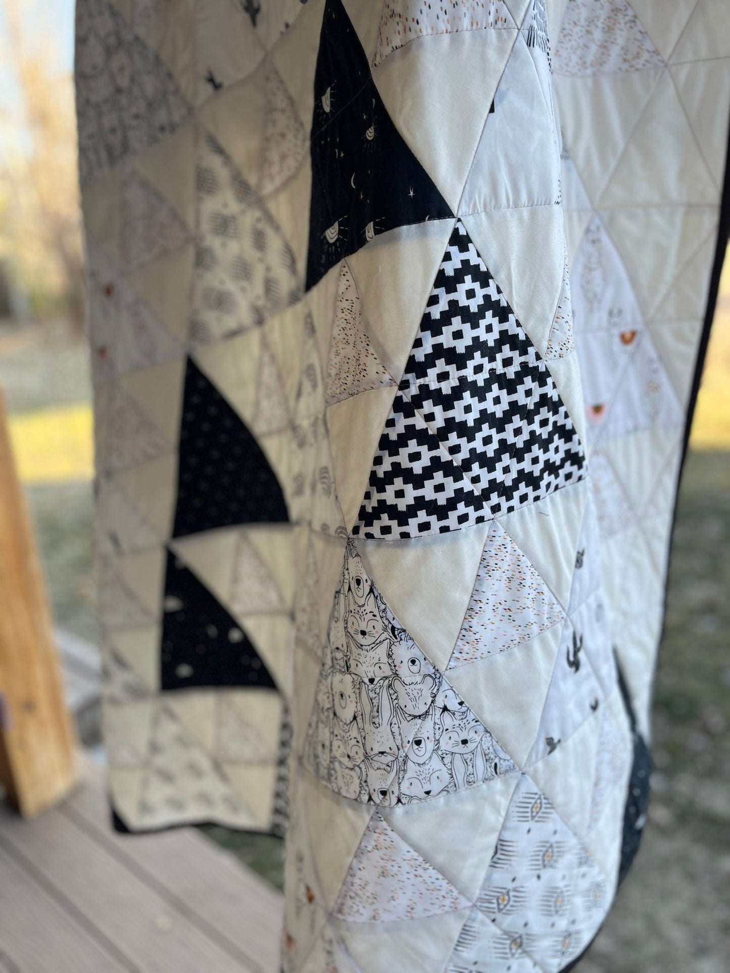 ๐งต๐ต Pacha Throw Quilt โ A Cozy, Playful Sanctuary for the Modern Home - The QuilTea Corner