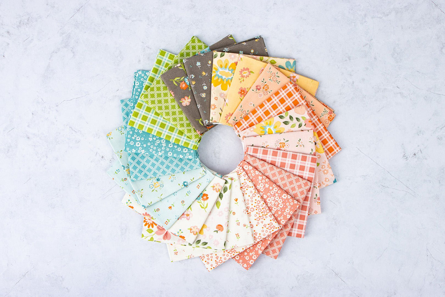 Spring's In Town 42 pc 10" Fabric Stacker By Riley Blake Designs - The QuilTea Corner