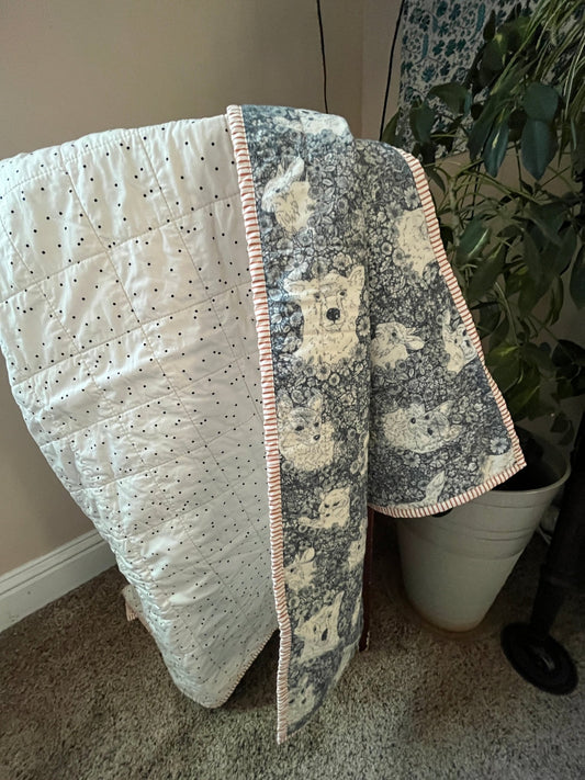 Wholecloth Quilt & Book Bundle – Firefly Whisper + I Want My Hat Back - The QuilTea Corner