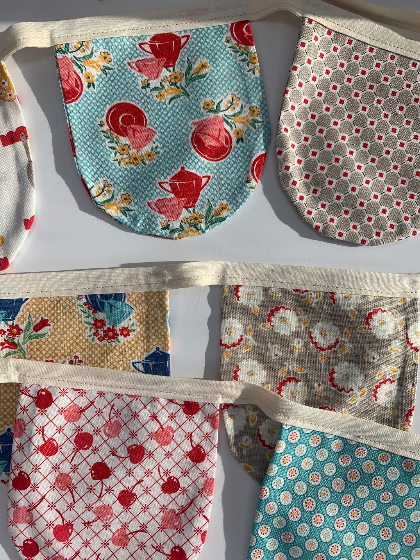 Cookbook Kitchen Decor Pennant Flags