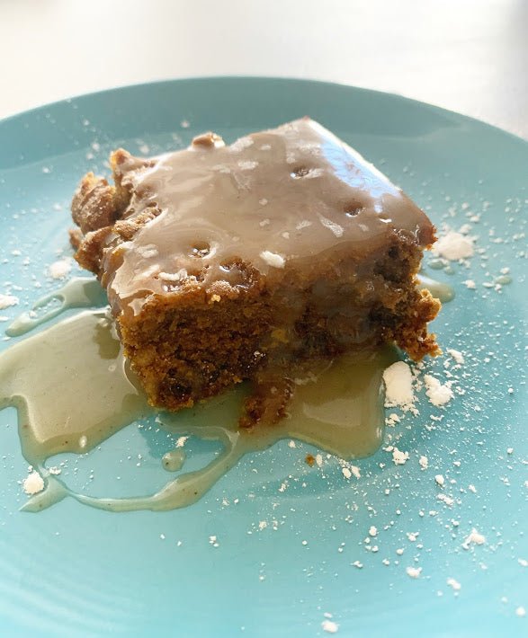 Sourdough Gingerbread Cake with Lemon Sauce - The QuilTea Corner