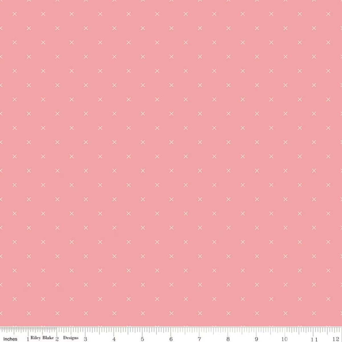 Bee Cross Stitch | Coral 1/2 yard