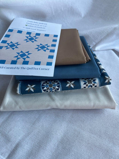 Louis Quilt Kit | Baby Size, All Fabrics Included