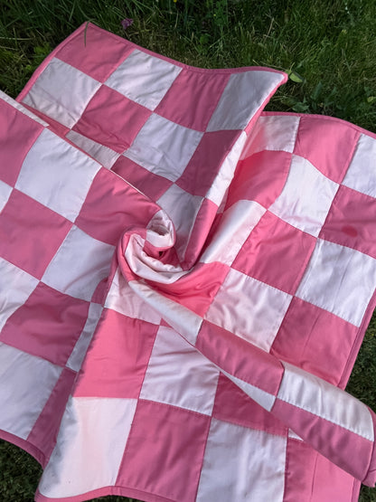 Pink Large Checkered Baby