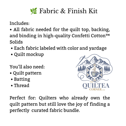 Toddler Irish Chain Quilt Kit - Coral | Toddler Size, All Fabrics Included
