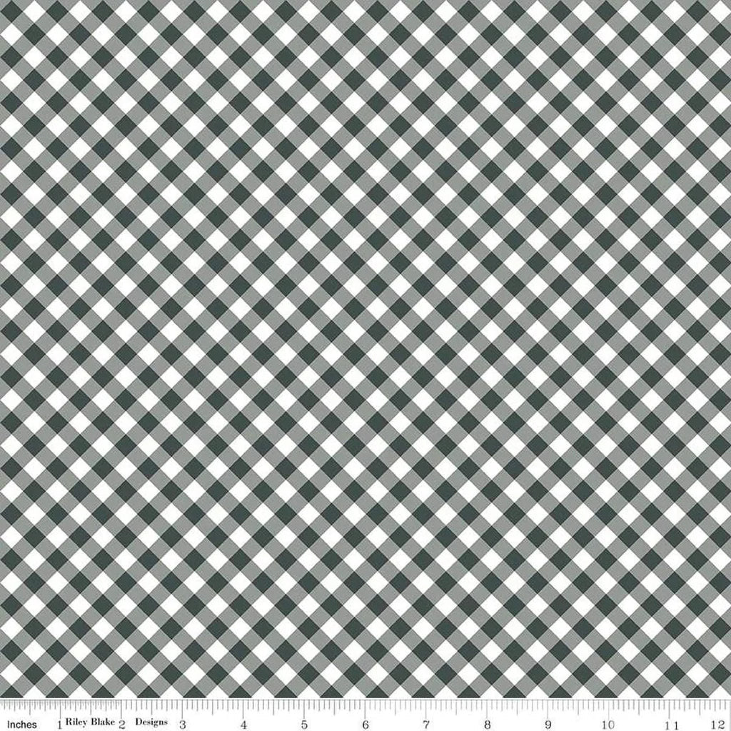 A Walk on the Prairie Gingham | Deep River 1/2 yard - The QuilTea Corner