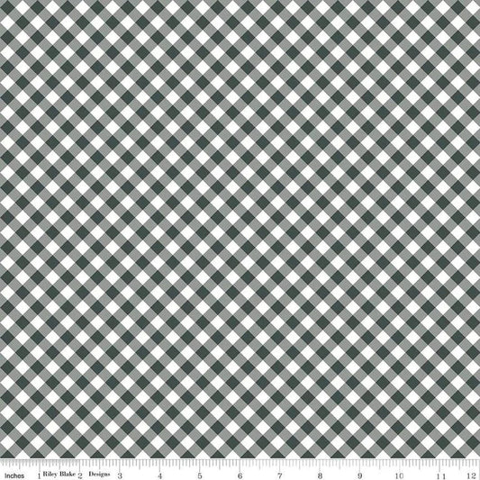 A Walk on the Prairie Gingham | Deep River 1/2 yard - The QuilTea Corner