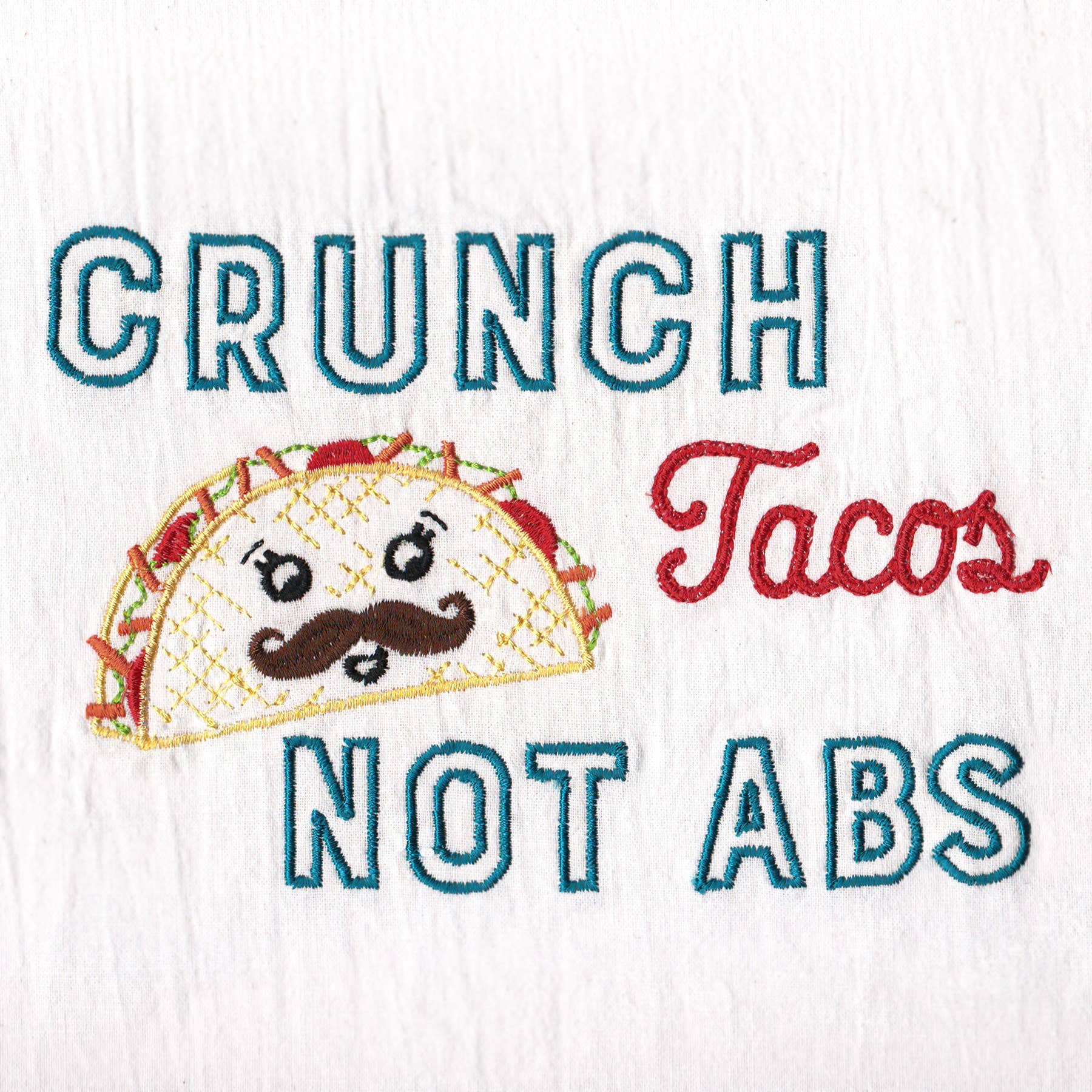 Aunt Martha's® Dirty Laundry Tea Towel - Crunch Tacos - The QuilTea Corner