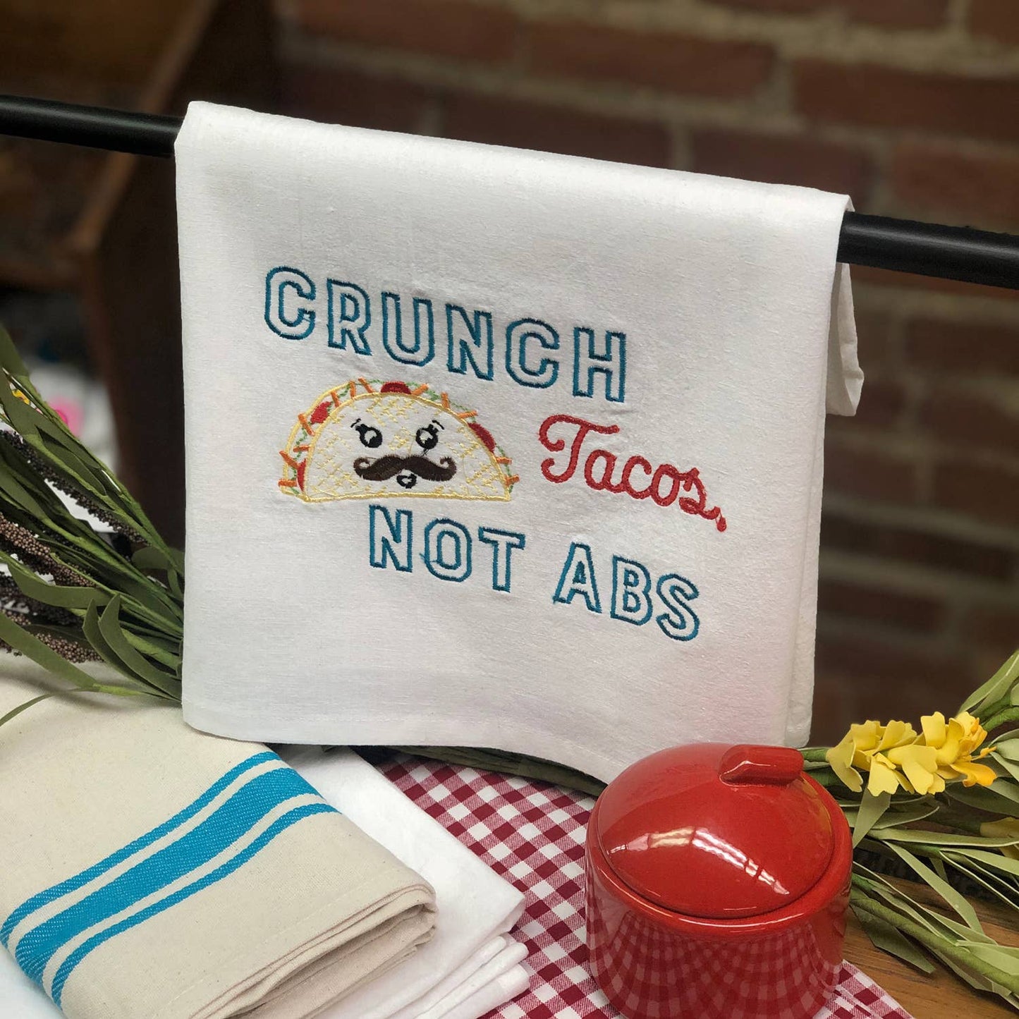 Aunt Martha's® Dirty Laundry Tea Towel - Crunch Tacos - The QuilTea Corner