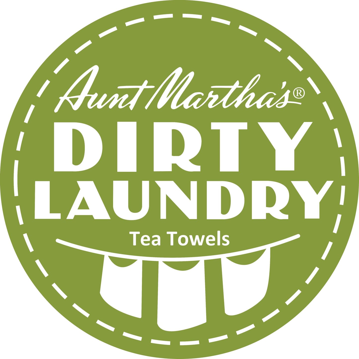 Aunt Martha's® Dirty Laundry Tea Towel - Mind Your Biscuits - The QuilTea Corner