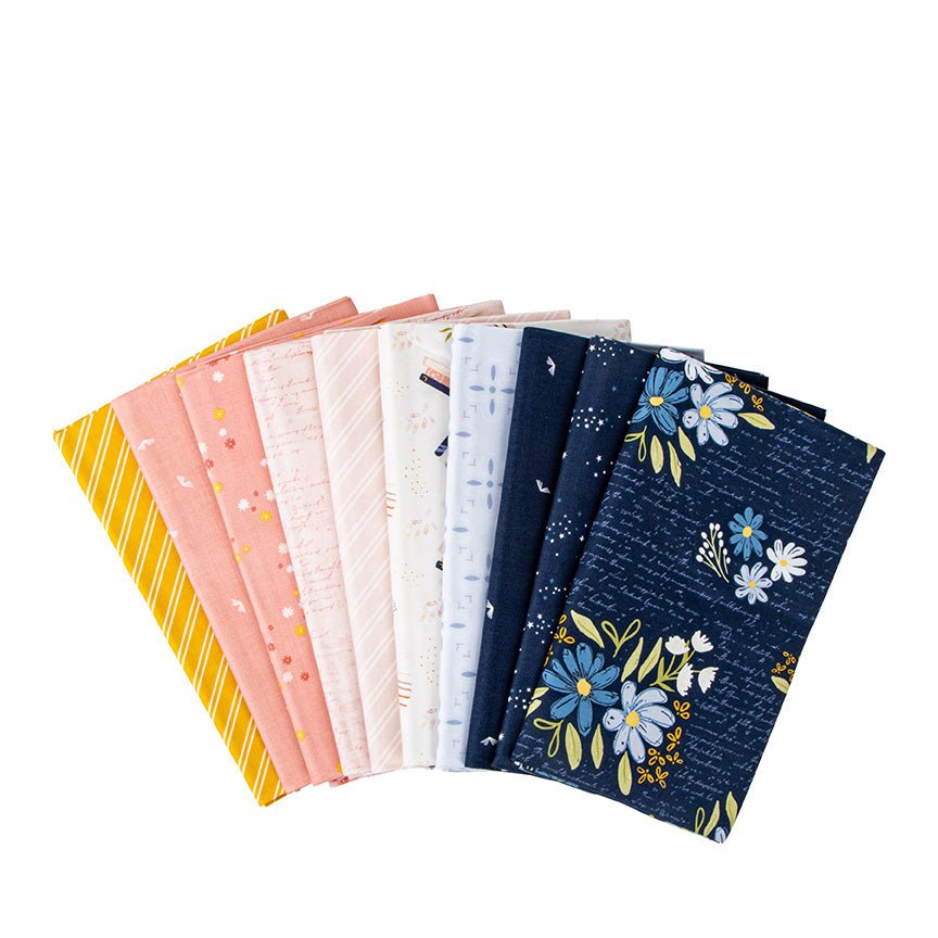 📖🧵 Between the Pages Fabric Fat Quarter Bundle by Riley Blake Designs - The QuilTea Corner