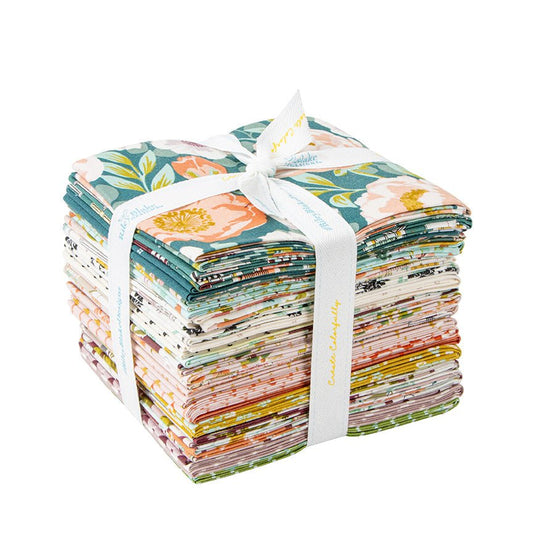 Blossom Lane 24 Pc Fat Quarter Fabric Bundle By Riley Blake Designs - The QuilTea Corner