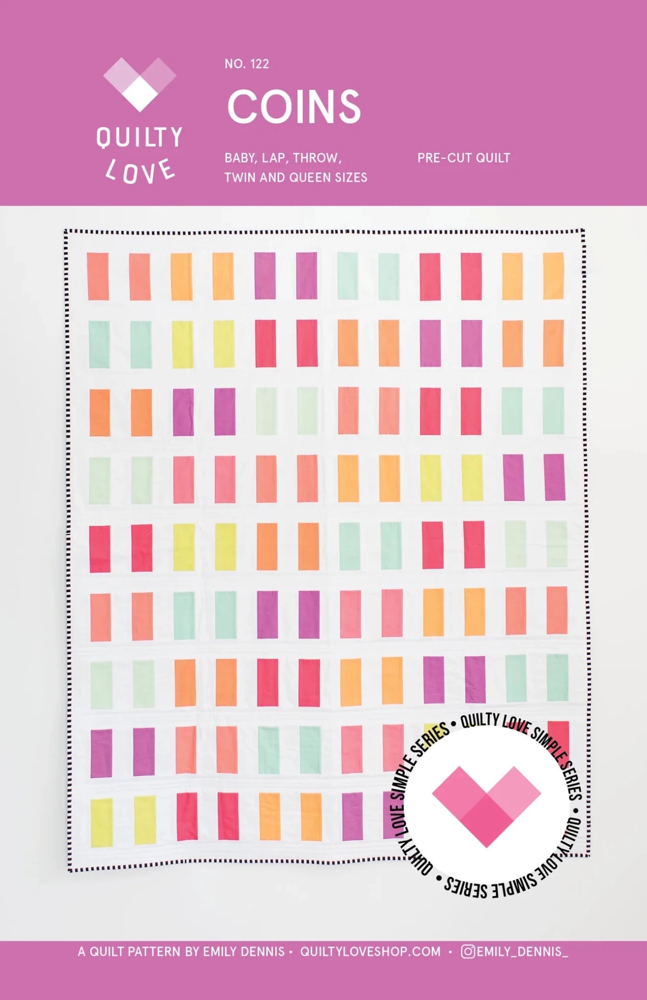 Coins PAPER Quilt Pattern - The QuilTea Corner