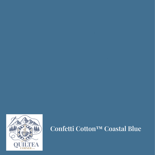 Confetti Cotton™ Coastal Blue - The QuilTea Corner