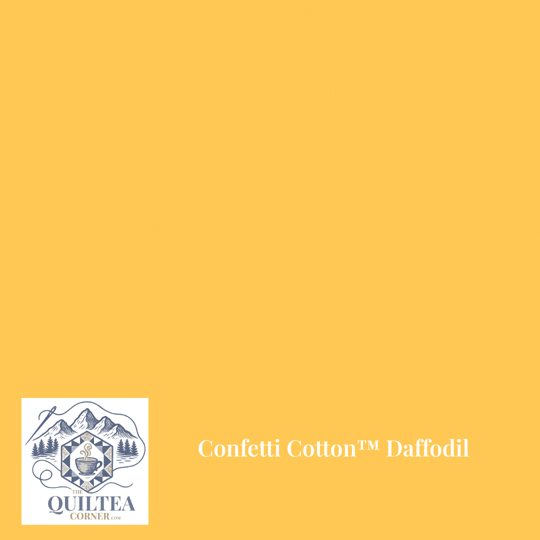Confetti Cotton™ Daffodil - The QuilTea Corner