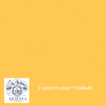 Confetti Cotton™ Daffodil - The QuilTea Corner