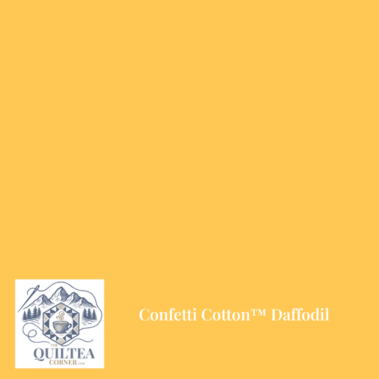 Confetti Cotton™ Daffodil - The QuilTea Corner