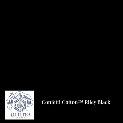 Confetti Cotton™ Riley Black - The QuilTea Corner