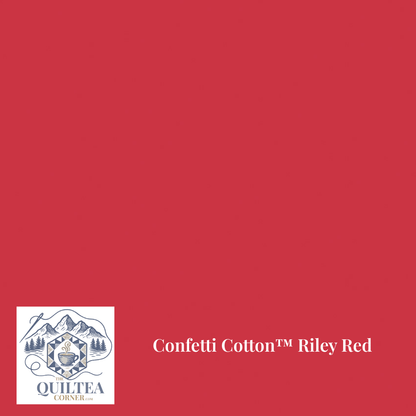 Confetti Cotton™ Riley Red - The QuilTea Corner
