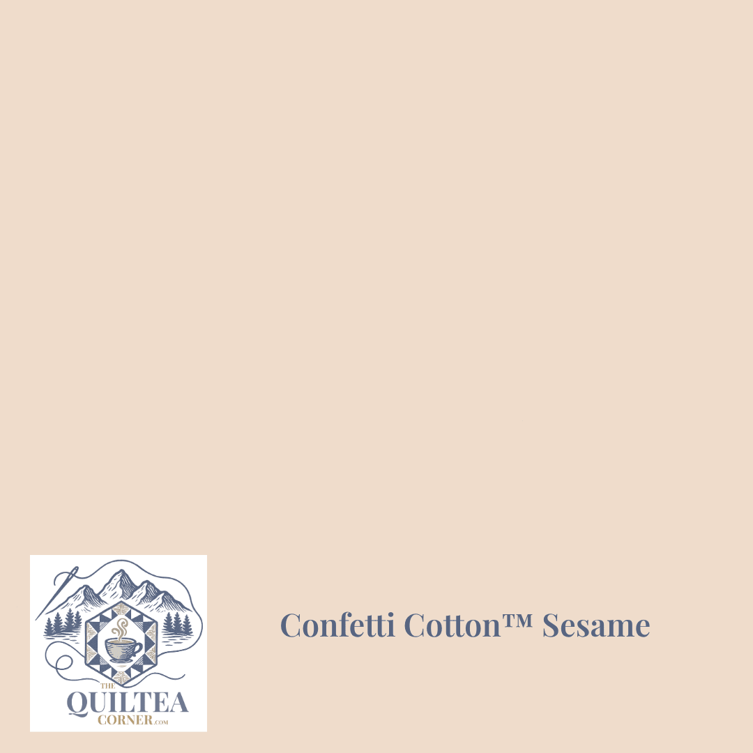Confetti Cotton™ Sesame - The QuilTea Corner