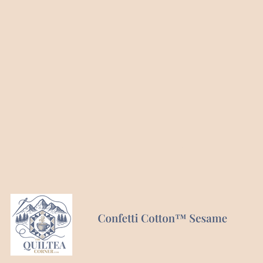 Confetti Cotton™ Sesame - The QuilTea Corner