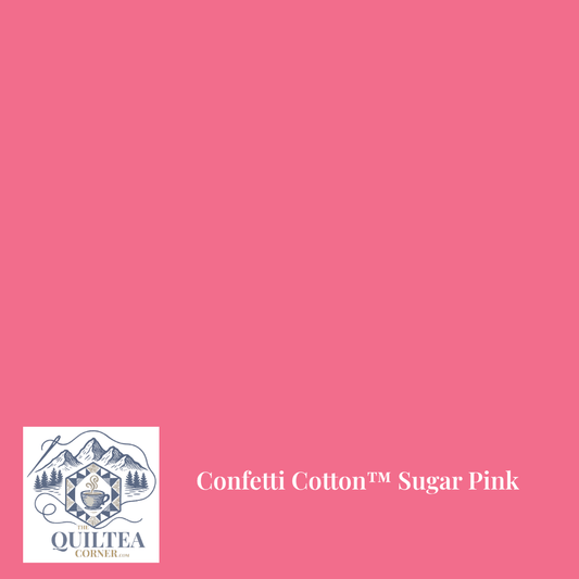 Confetti Cotton™ Sugar Pink - The QuilTea Corner