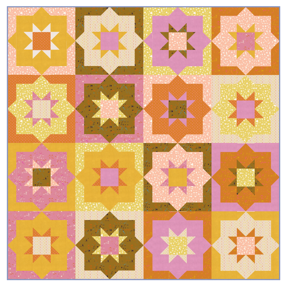 Gertrude Quilt Pattern | Paper Pattern - The QuilTea Corner