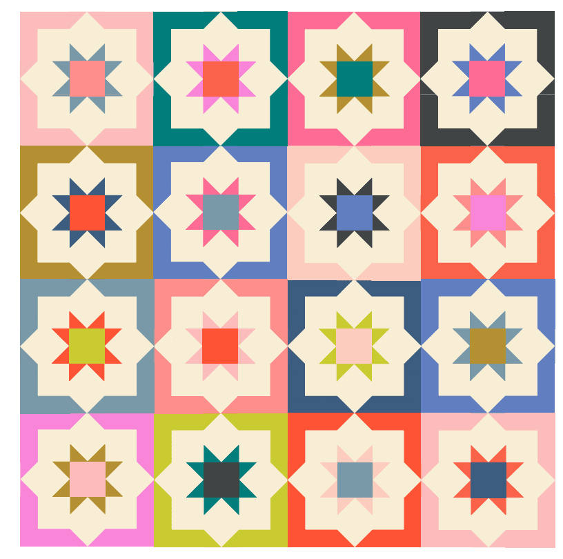 Gertrude Quilt Pattern | Paper Pattern - The QuilTea Corner