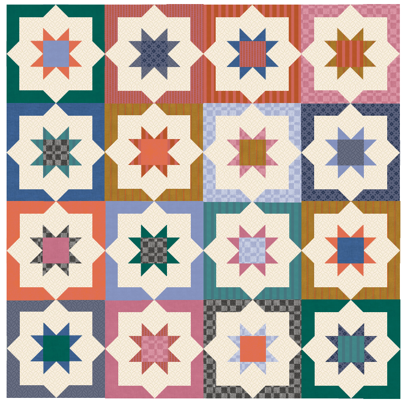 Gertrude Quilt Pattern | Paper Pattern - The QuilTea Corner