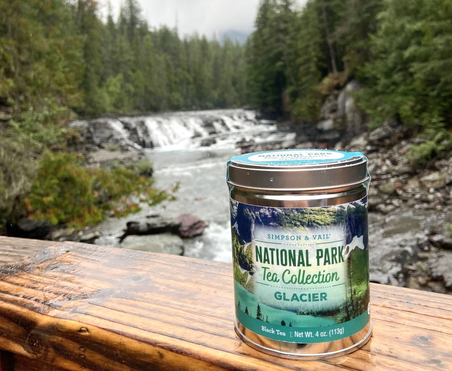 Glacier - National Park Tea: 4 Ounce Tin - The QuilTea Corner