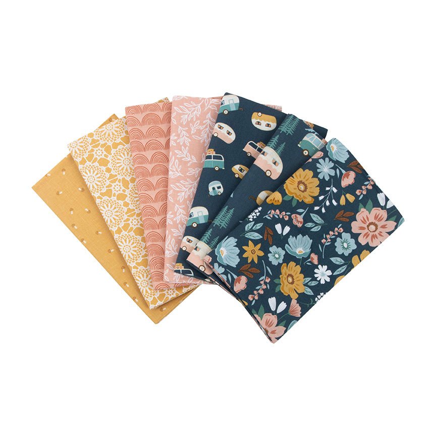 Live Love Glamp 21pc Fat Quarter Fabric Bundle By Riley Blake Designs - The QuilTea Corner