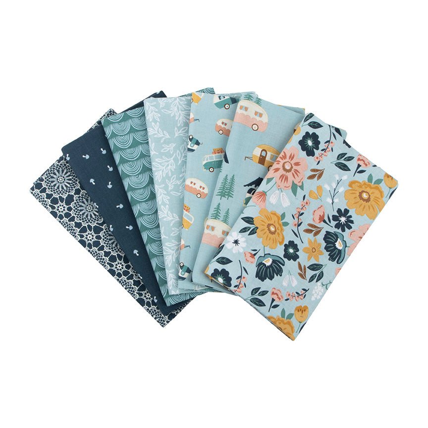 Live Love Glamp 21pc Fat Quarter Fabric Bundle By Riley Blake Designs - The QuilTea Corner