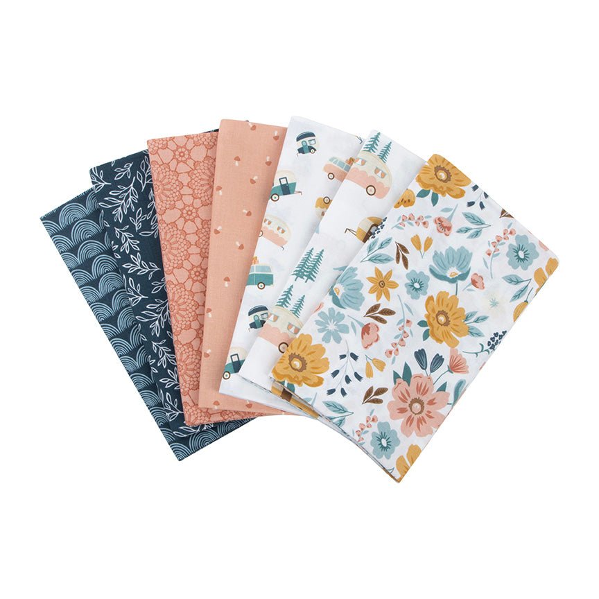 Live Love Glamp 21pc Fat Quarter Fabric Bundle By Riley Blake Designs - The QuilTea Corner