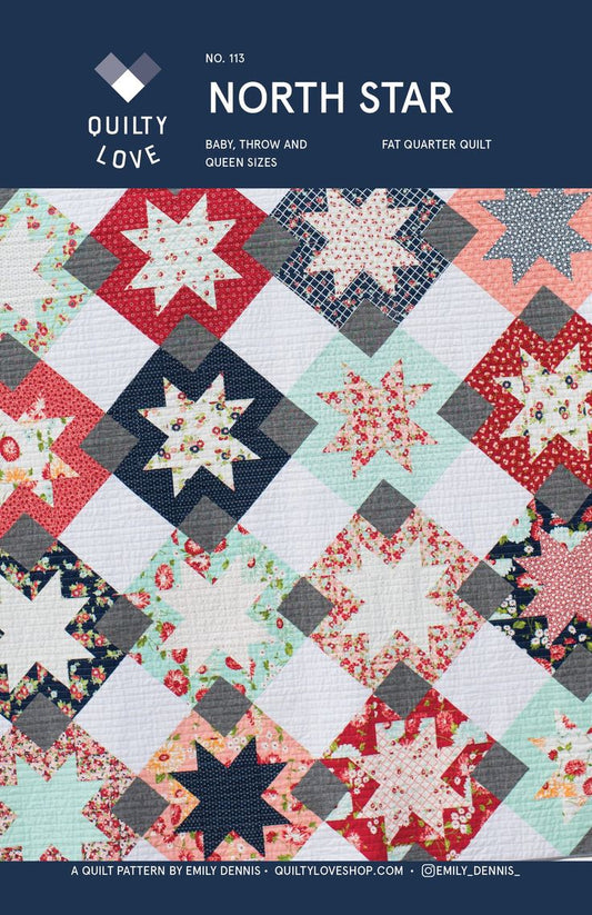 North Star PAPER Quilt Pattern - The QuilTea Corner