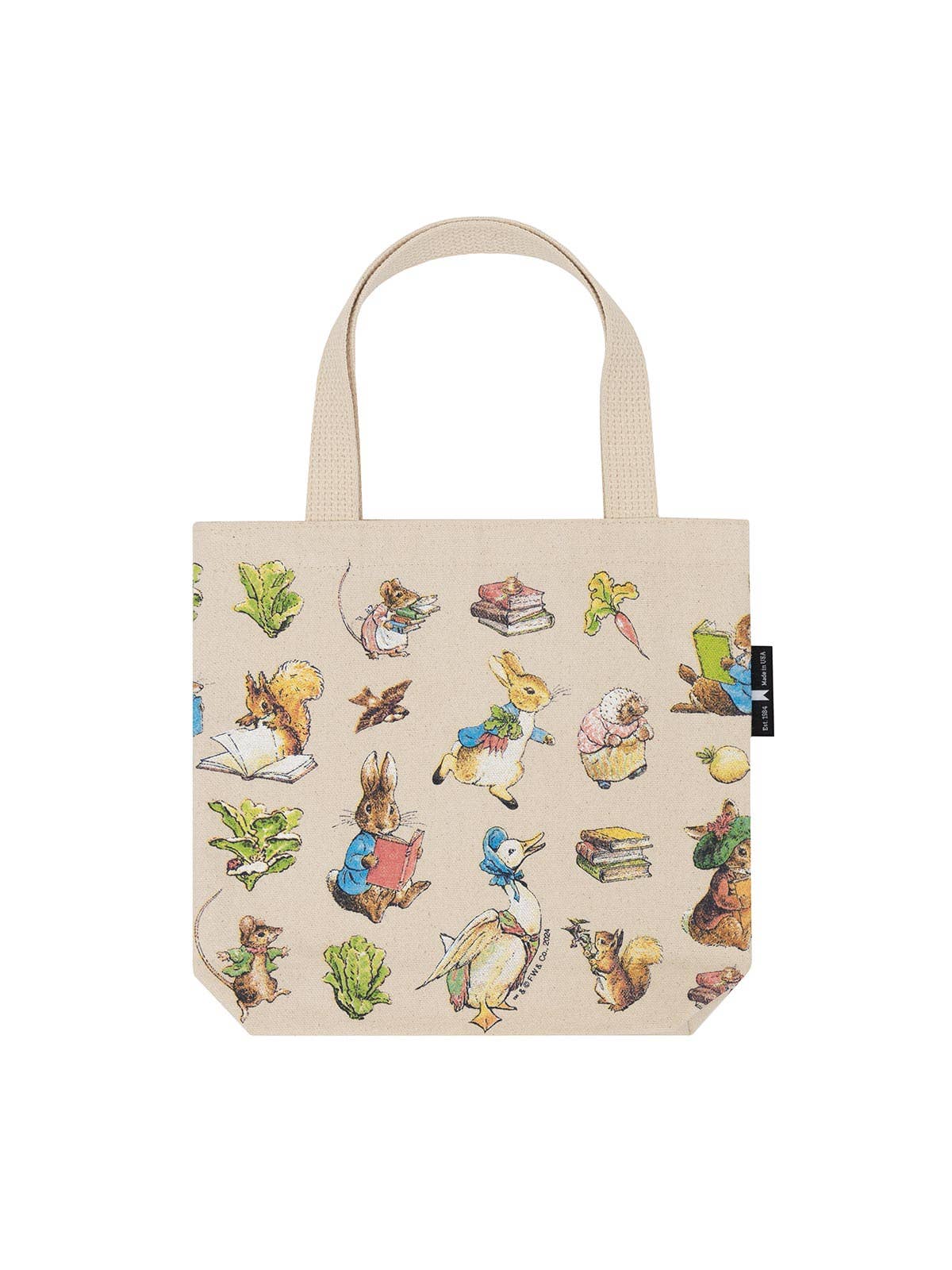 Peter Rabbit Pattern Mini Tote - The QuilTea Corner