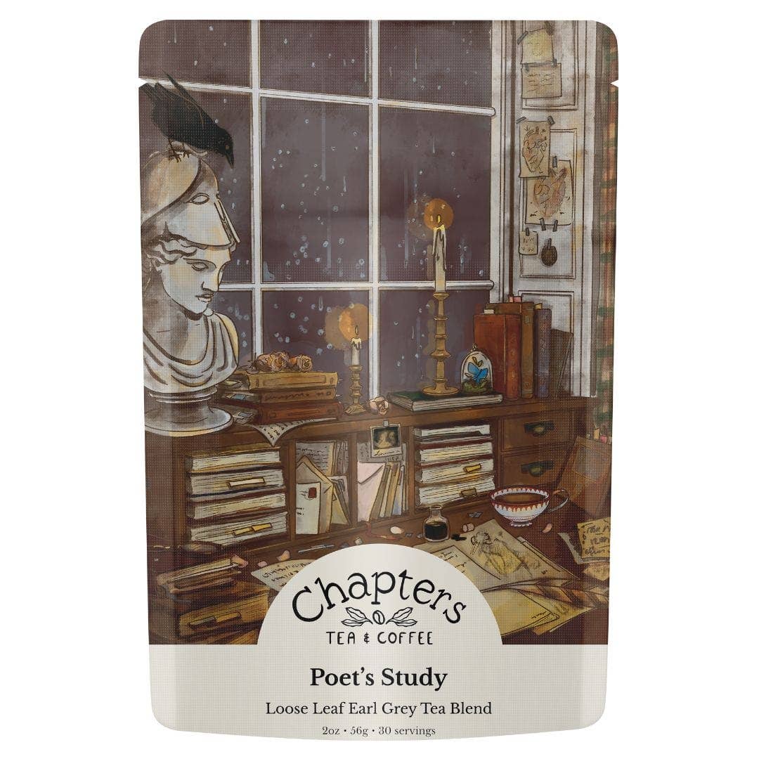 Poet's Study Black Earl Grey Tea - The QuilTea Corner