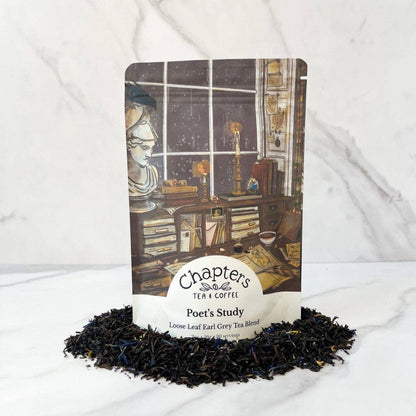 Poet's Study Black Earl Grey Tea - The QuilTea Corner