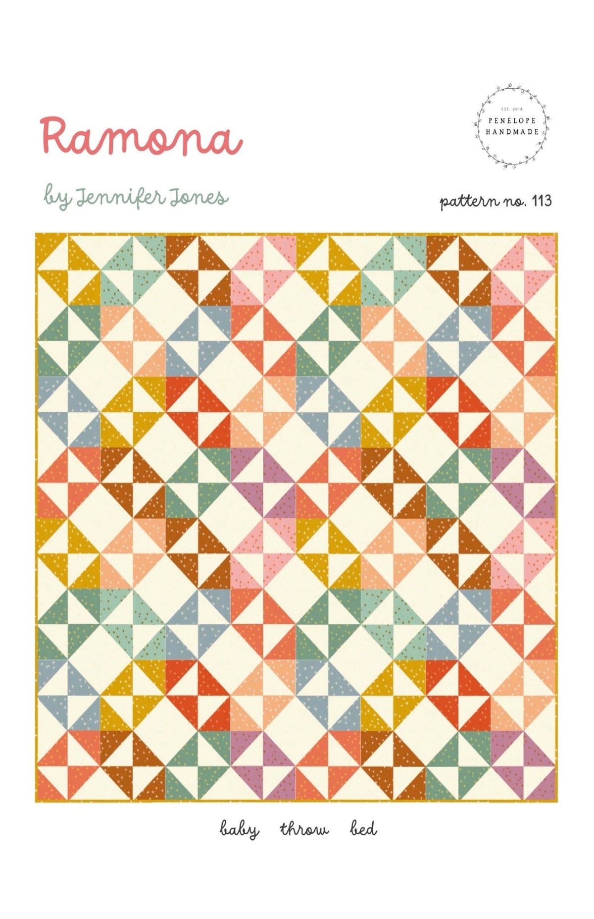 Ramona Quilt Pattern | Paper Version - The QuilTea Corner