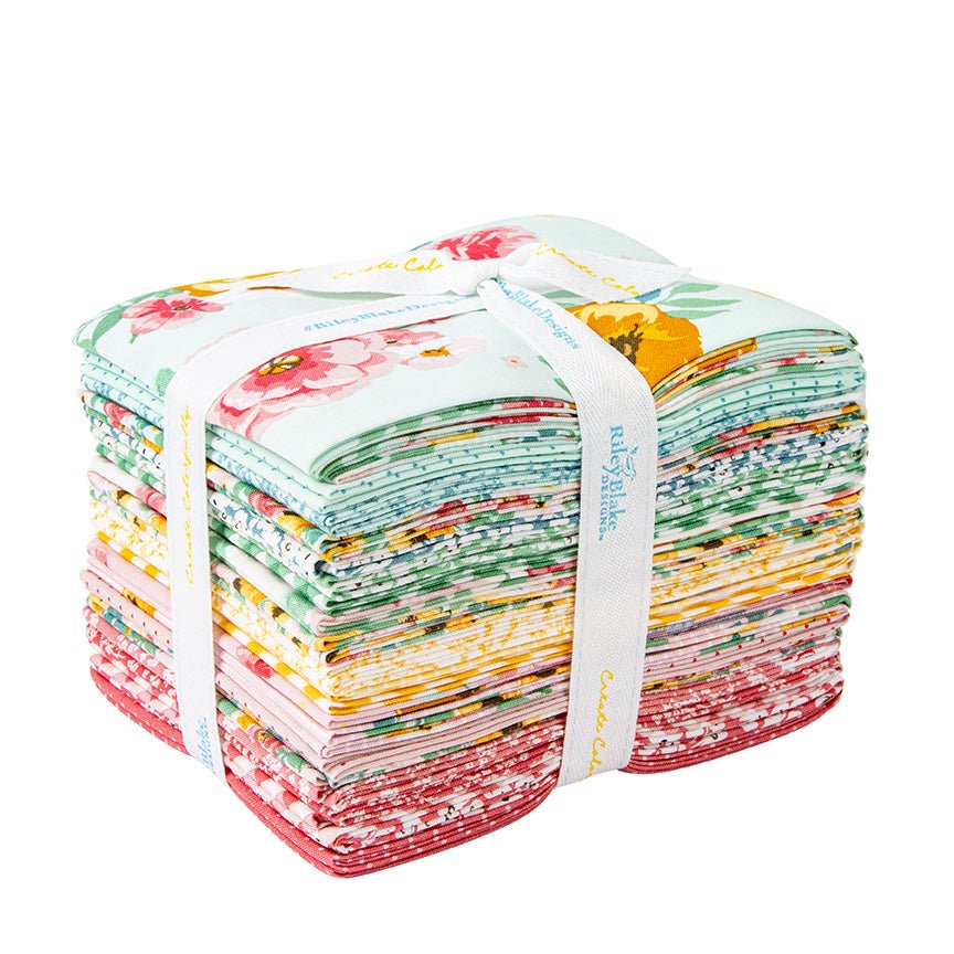 Spring Gardens 22pc Fat Quarter Fabric Bundle by Riley Blake Designs - The QuilTea Corner