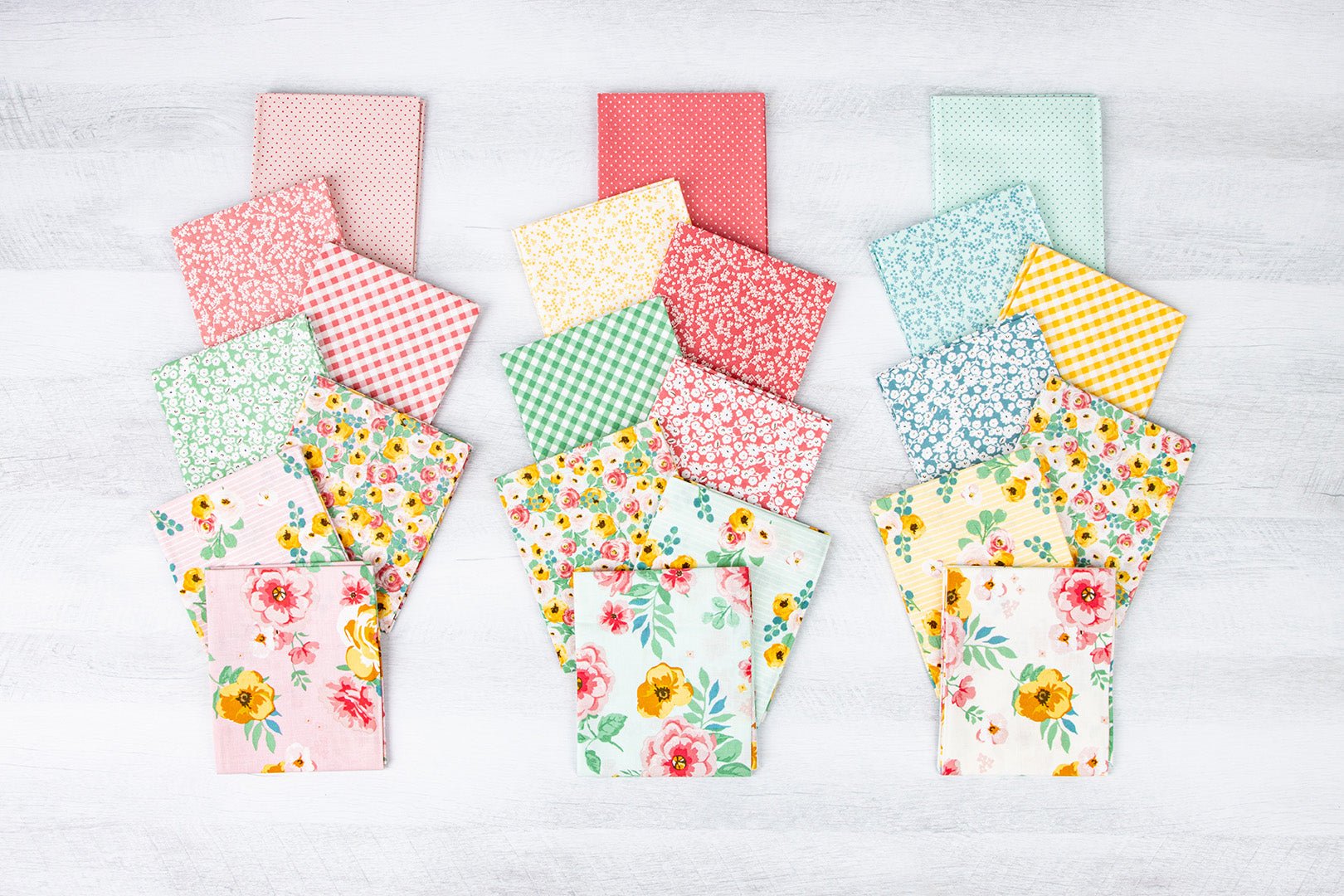 Spring Gardens 22pc Fat Quarter Fabric Bundle by Riley Blake Designs - The QuilTea Corner