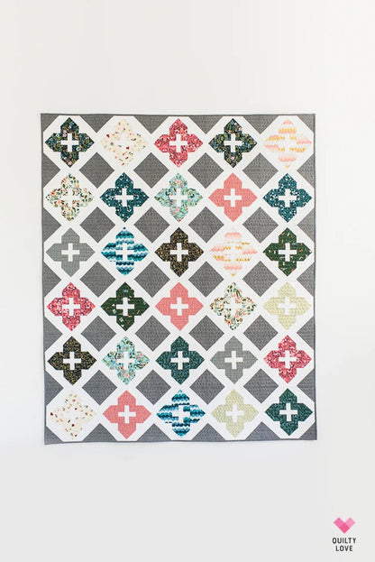 Stained Glass Windows PAPER Quilt Pattern - The QuilTea Corner