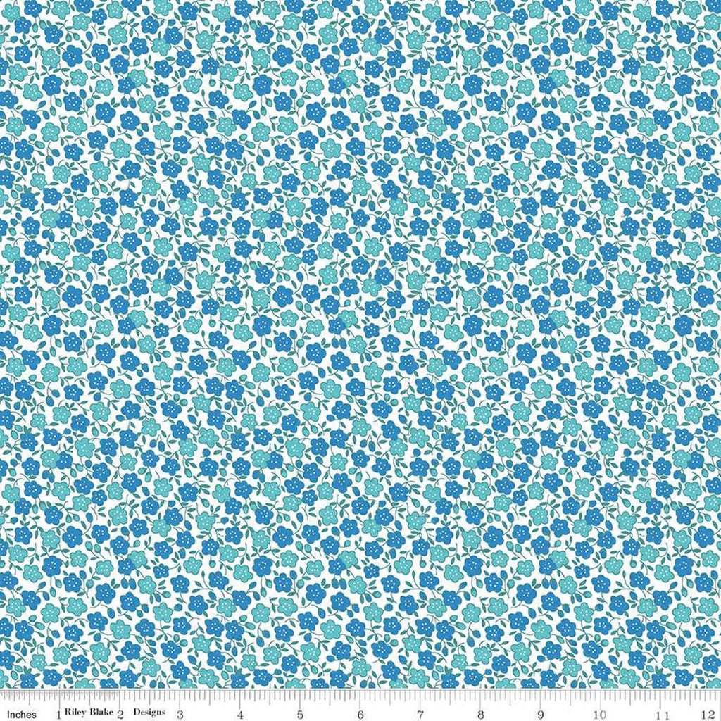 Storytime 30’s | Blue 1/2 yard - The QuilTea Corner