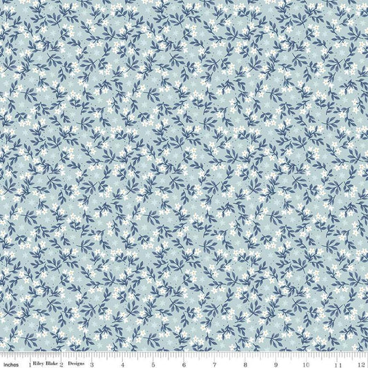 Twinkle Little Star Jasmine | Stars Mist 1/2 yard - The QuilTea Corner