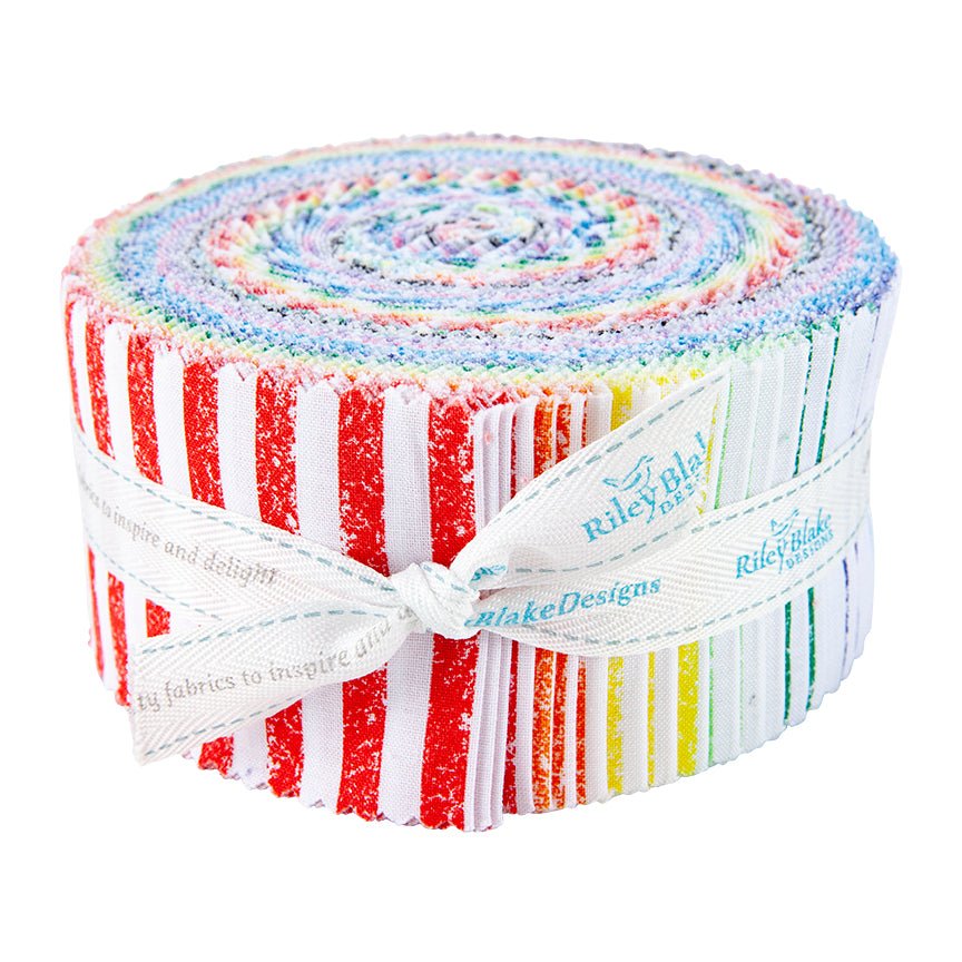 Crayola™ Stripe 2 1/2" Rolie Polie - The QuilTea Corner