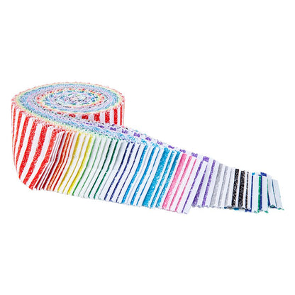 Crayola™ Stripe 2 1/2" Rolie Polie - The QuilTea Corner