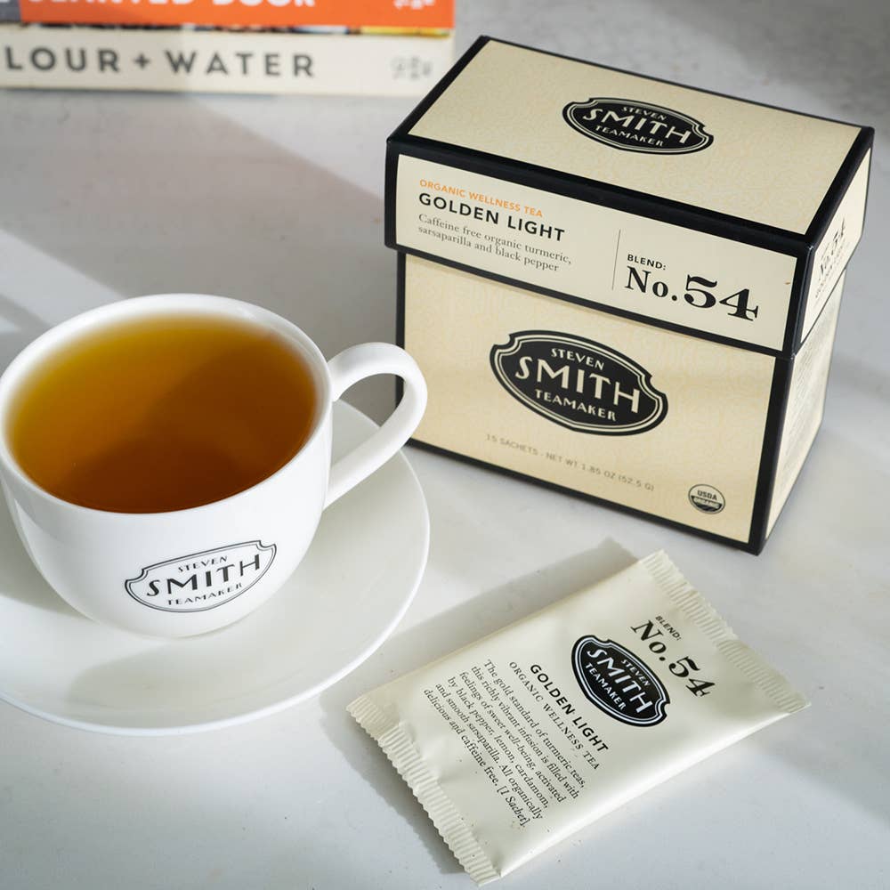 Golden Light Carton - Organic Wellness Tea - The QuilTea Corner