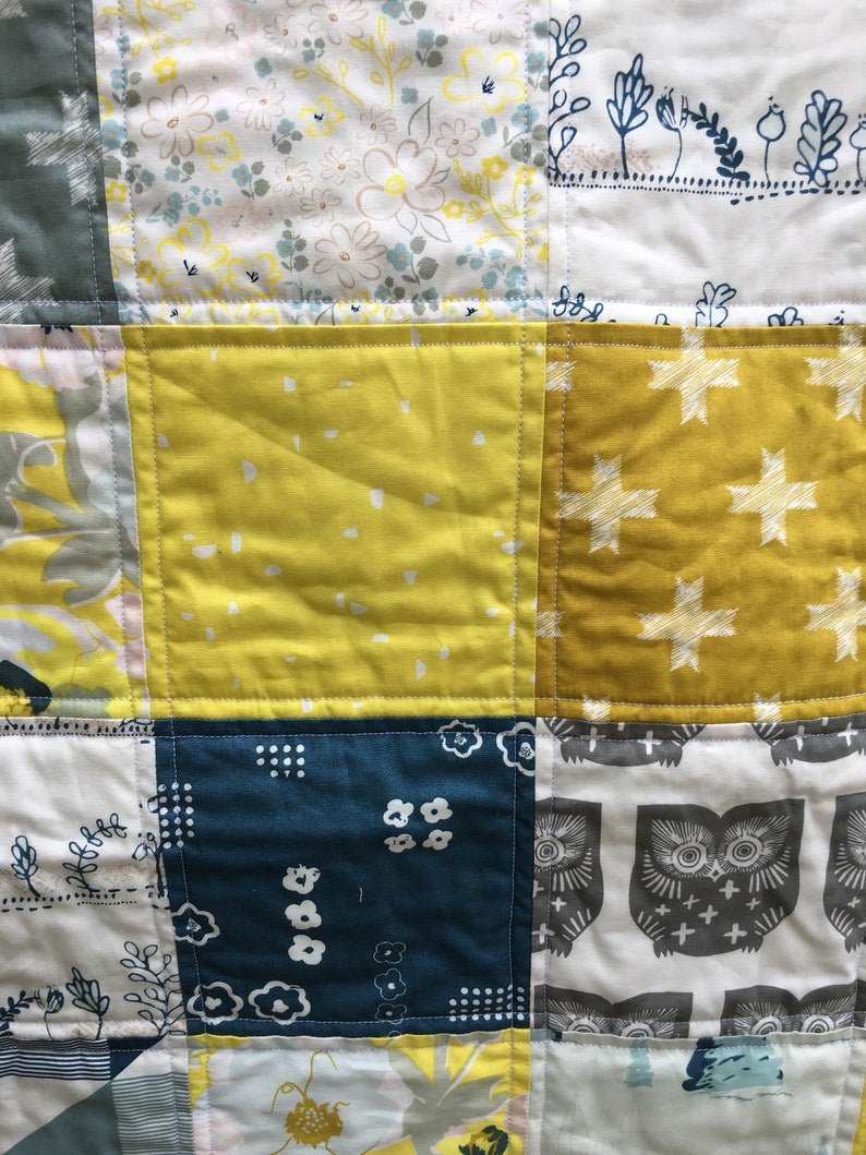 Heartland Meadows Crib Quilt Blanket - The QuilTea Corner